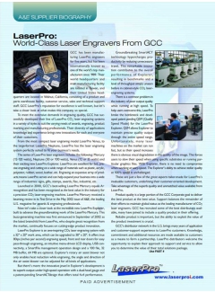 LaserPro : World-Class CO2 Laser Engravers From GCC