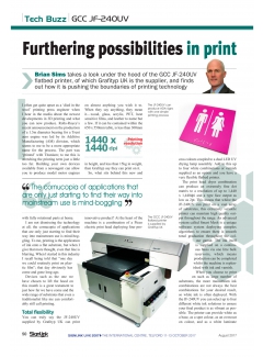 Furthering possibilities in print-JF-240UV