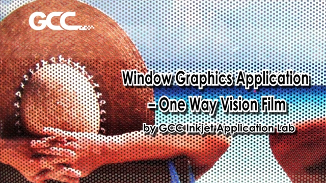 Window Graphics application – One Way Vision Film