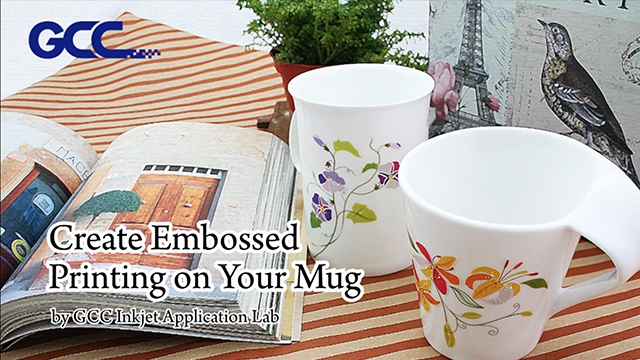 Create embossed printing on your mug