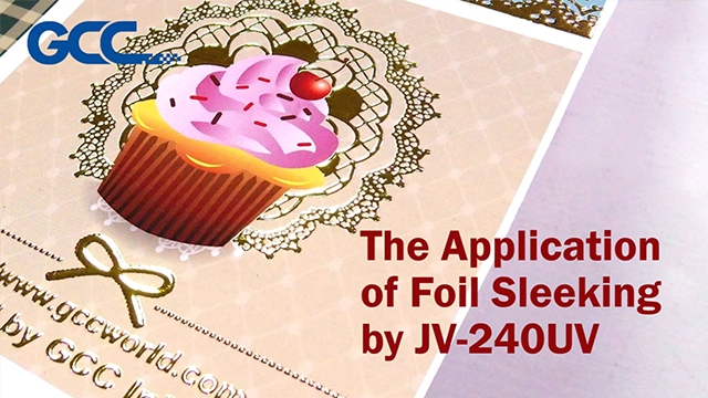 Application of Foil Sleeking by JV-240UV