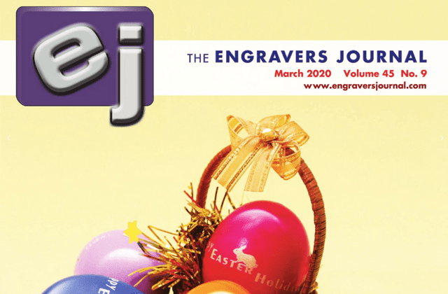 Showcase Samples Made by GCC LaserPro Is on the Cover of EJ Magazine